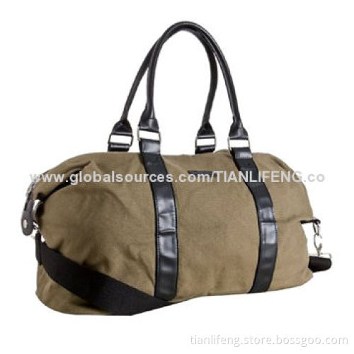 20oz Canvas Travel Sports Duffel Bag